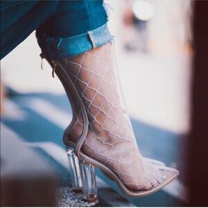 See Through Boots never worn